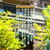 Brass Crystal Rainbow Crystal Hanging Pendants Suncatcher Moon Catcher Stained Glass Wind Chimes Home Garden Decor Kristalle