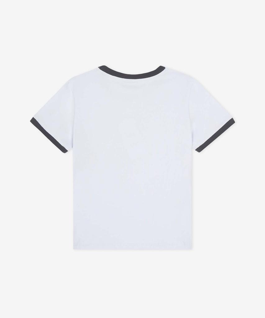 Nyuballanseu Nbneg2W462 / Women Ringer Short Sleeve T-Shirt (L/Blue)