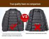Men's Lightweight Down Jacket - Warm Business Casual Lapel Style for Middle-Aged Dads