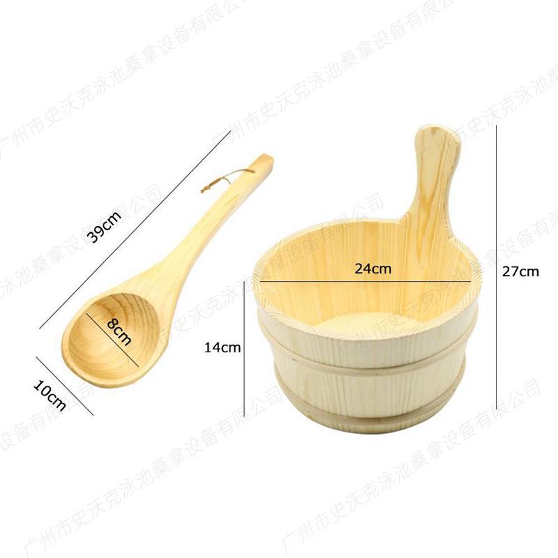 

Деревянное ведро для сауны 4 л с ковшом и вкладышем для парной