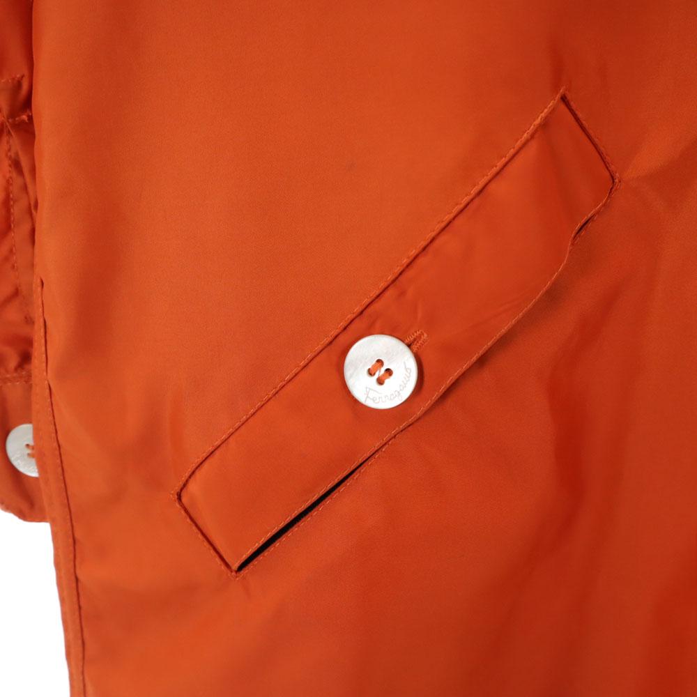 Salvatore Ferragamo 90s Made in Italy Old Long sleeve pocketable Raincoat Women Used