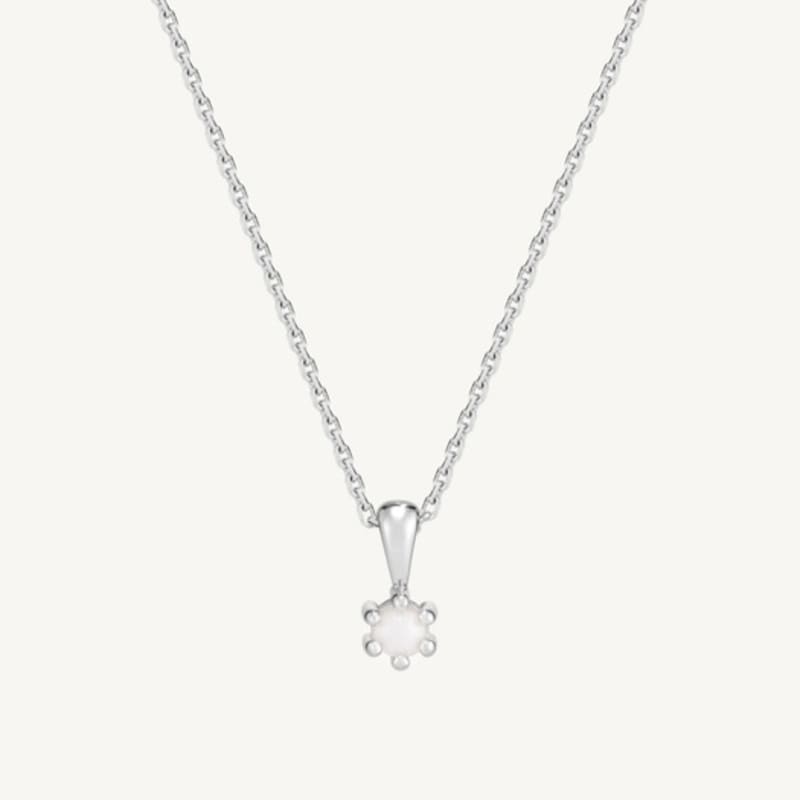

adev Daphne pearl necklace Silver