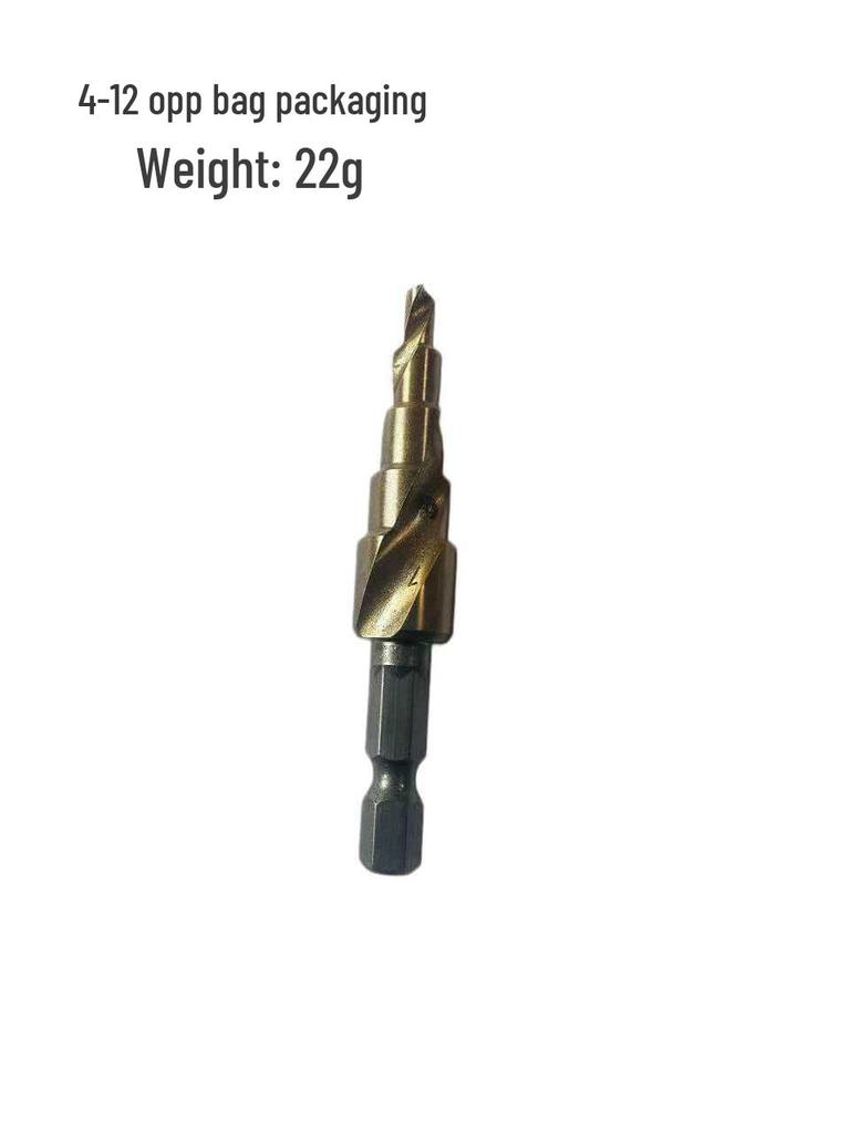 Top-Selling Hex Shank High-Strength Step Drill for Easy Hole Enlargement in Various Materials