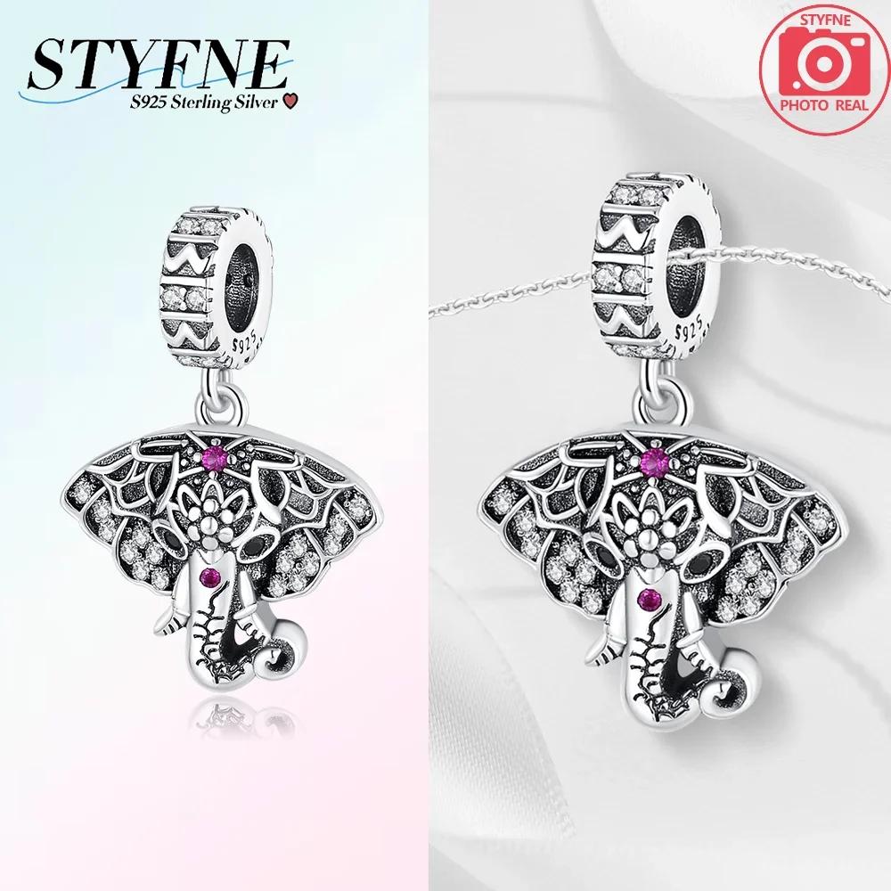 Animal Series Copper Elephant Charm Fit Diy Bracelet Necklace Interesting Zoo Souvenirs Diy Gift Jewelry Making