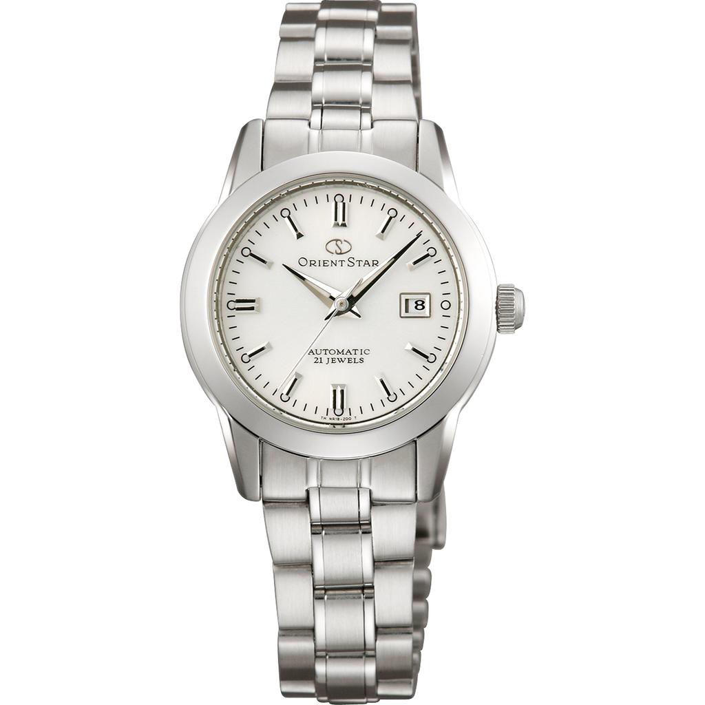 [ORIENT STAR] Automatic Women's Watch - Japanese-Made, Mechanical, 2-Year Domestic Warranty, White Silver WZ0391NR