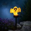 Dusk to Dawn Solar Pathway Lamps Halloween Pumpkin Light, Ghost Yard Stake Smart Sensor Garden Lights Lamp, Waterproof Outdoor Decor Light