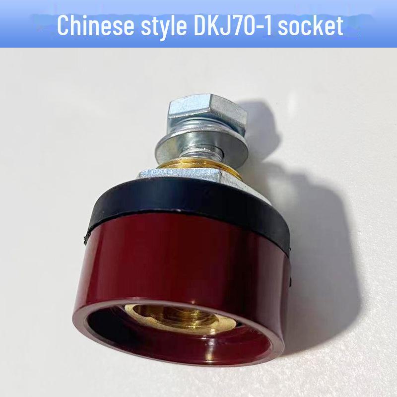 European Style All-Copper Welding Machine Quick Connector Plug DJK10-25 35-50