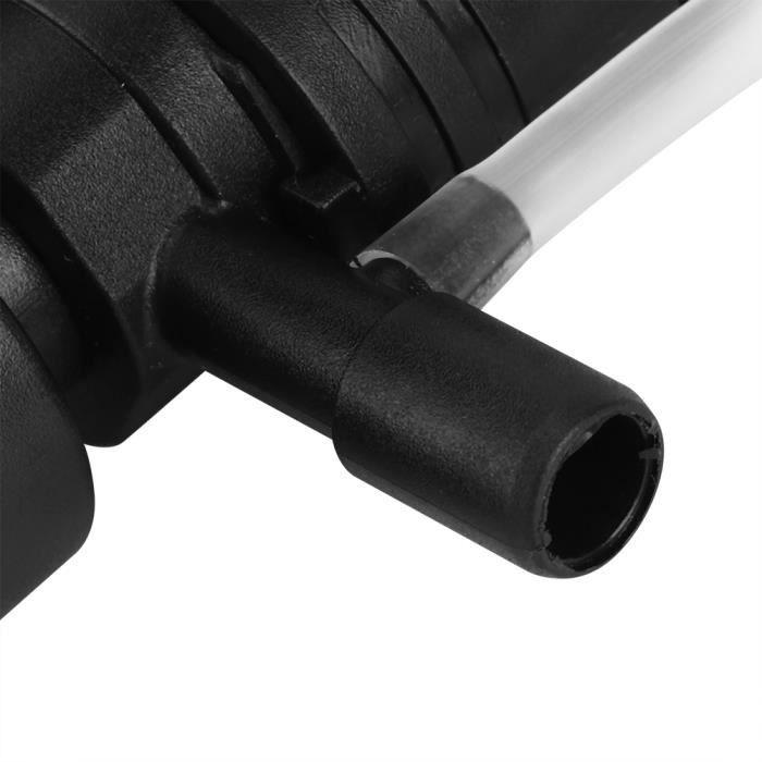 Pompe de filtre d'aquarium - Mini-pompe anti-aspiration - ABS - Noir - Pour poissons d'eau froide