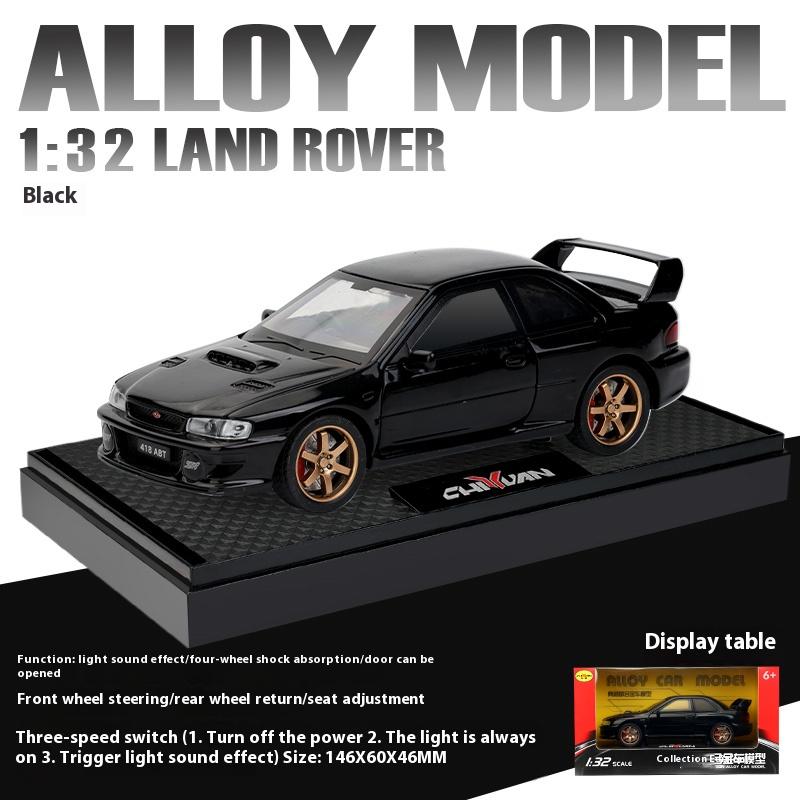 1/32 Scale Subaru Impreza Sti Car Model Sports Car Simulation Car Alloy Model Children's Toy Car Boy Collection Ornaments