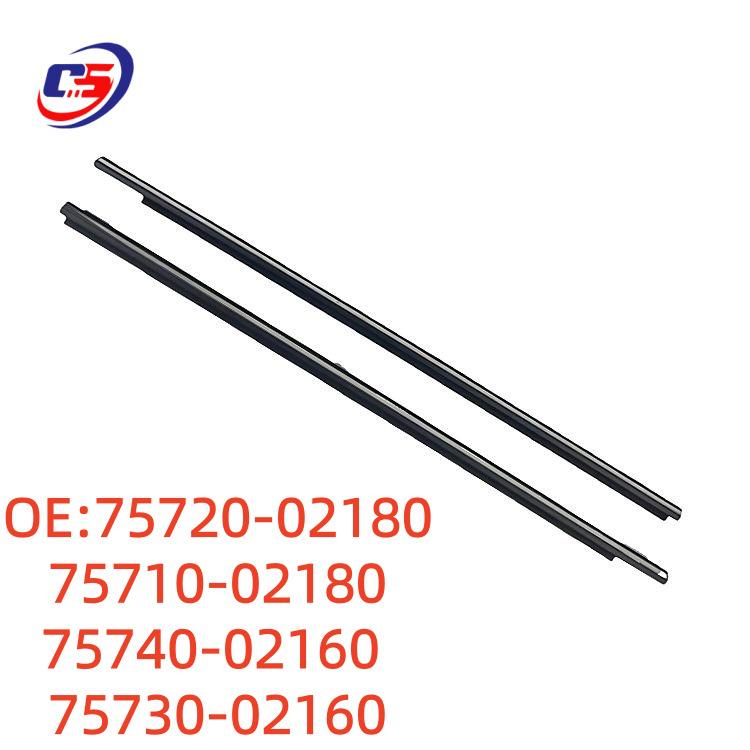Toyota Corolla 07-13 Chrome Sealing Strip 75710-02180/75720-02180