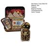 Tin Box Embroidery Kit Horror Themed Cross Stitch Kit Vintage Sewing Kit Halloween Embroidery Craft Set Gift for Embroidery Enthusiast