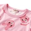 MIKIHOUSE HOT BISCUITS Pajamas for Boys and Girls, Pink, 100cm, Product Number: 70-7331-142