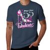 55 Birthday Fiftyfive And Fabulous For Lady Tshirt Holiday All Match Tshirt