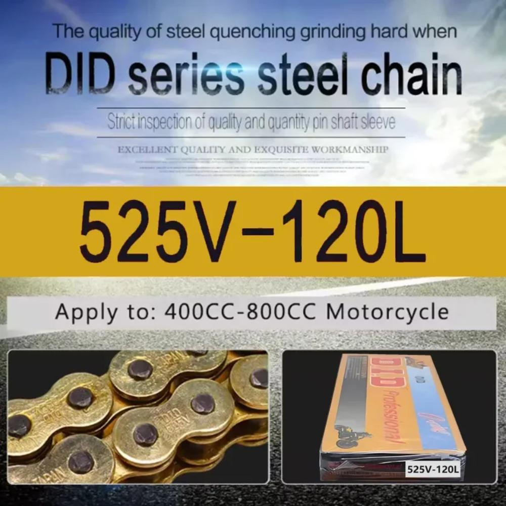 Motorcycle Chain Oil Seal Chain DID O-Ring 428 DID Chain 136 Link 520 525 530 Chains 120 Links for Yamaha Suzuki Dirt Bike ATV