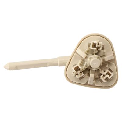 Clips de pare-soleil fixes pour BYD F3 F3R, axe de rotation de remplacement, fixation durable en plastique beige, neuf