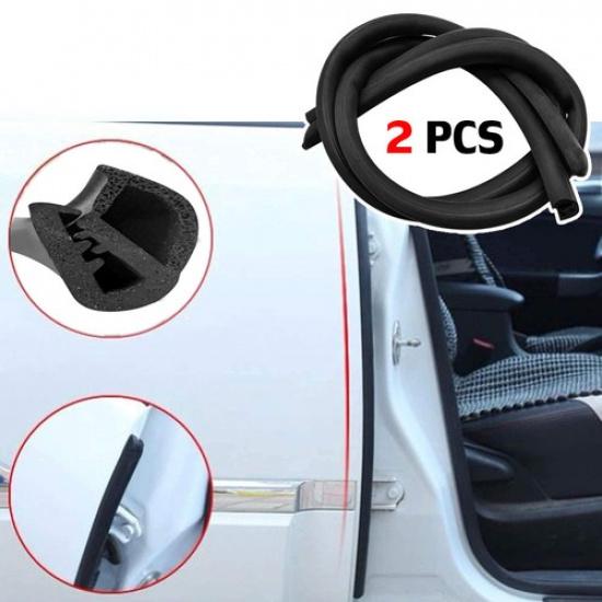 2pcs For Subaru Forester Rubber Door B Pillar Weather Strip Seal Edge Molding