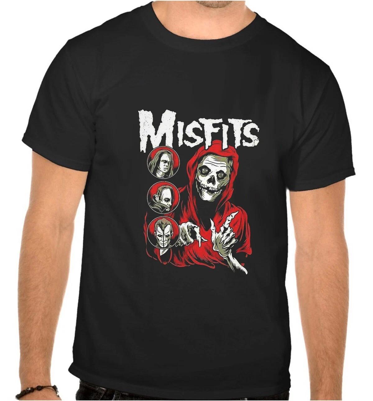 Misfits Logo Rock Music Kids T-Shirt Black -1080 -SW-Kids- 4XL