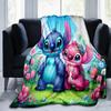 1pc Stitch Printing Blanket - Soft, All-Season Throw for Living Room, Bedroom,Travel