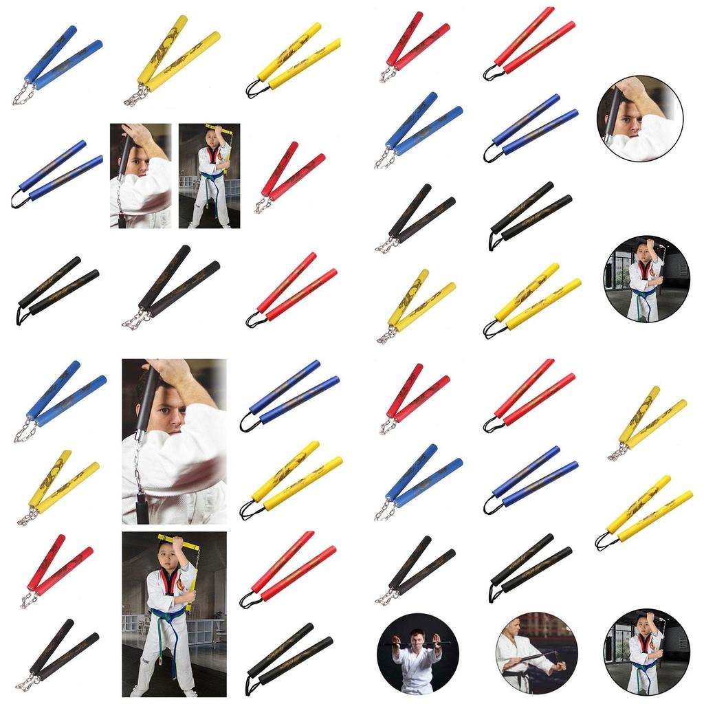 Durable Pvc Core Foam Nunchuck Stick Martial Arts Training And Performance