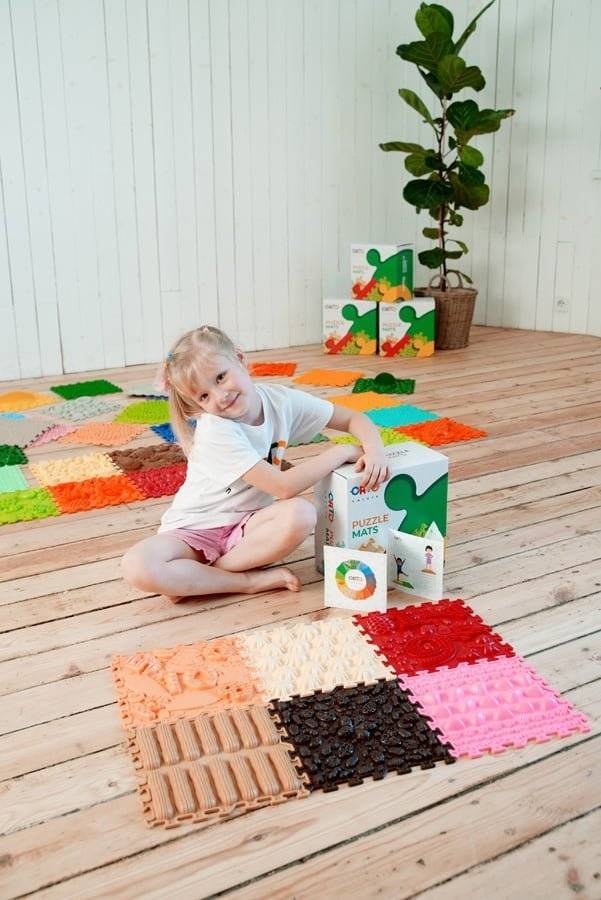 sensory mat Young Explorer 6 pcs. set
