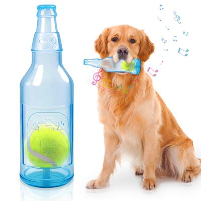Dog Bottle Educational Toy for Dog Suitable for Outdoor Made of Safe Materials and Designed To Be Super with Sound Relieves Stress Both Indoors and