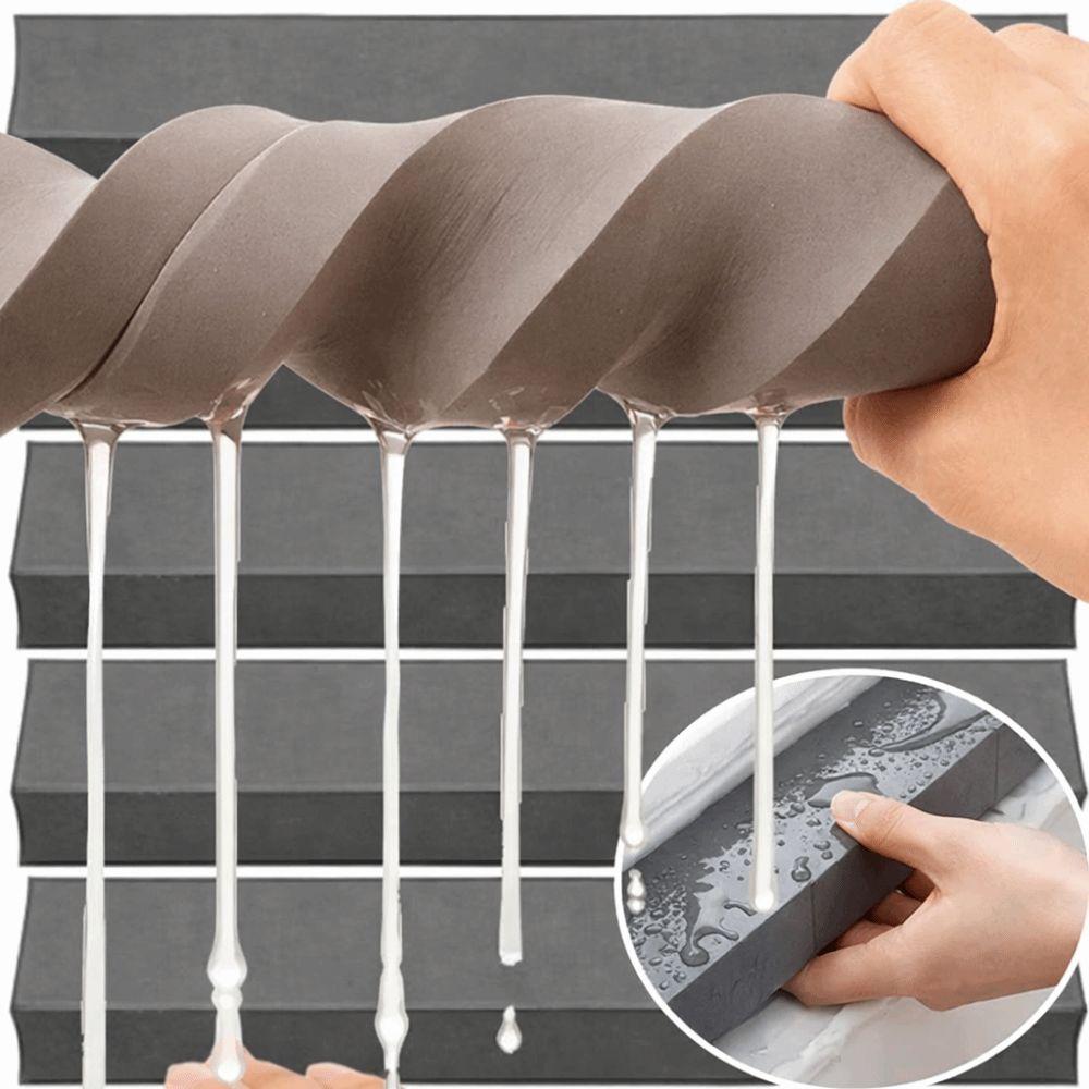 New 60×4cm Window Sill Absorbent Strip Reusable Leak-proof Glass Absorbent Sponge Rainproof Window Seal Strip