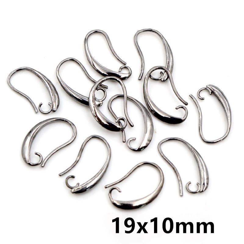 20pcs Craft Brass Small Earring Hooks Wire 4 Styles French Lever Earrings Hooks DIY Jewelry Making Accessories Findings