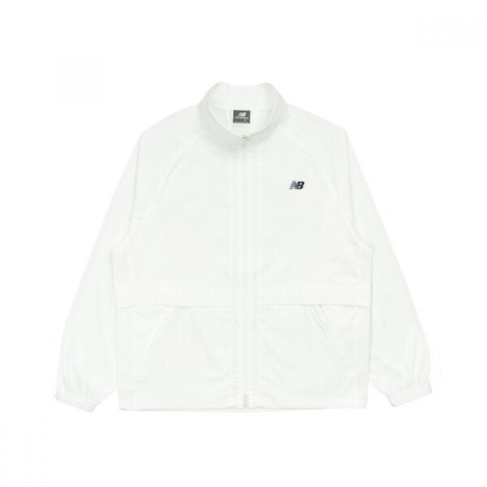 

New Balance Uni Summer Seersucker Stand Neck Windbreaker Jacket Nbnaf31713 10 S(90)