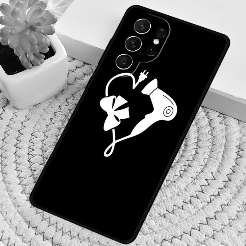 

Hair Stylist Hairdresser Silicone Phone Case For Samsung Galaxy note 10 pro S26 S25 S24 S23 S22 S21 Plus S25Ultra Capa Cover Galaxy S25+