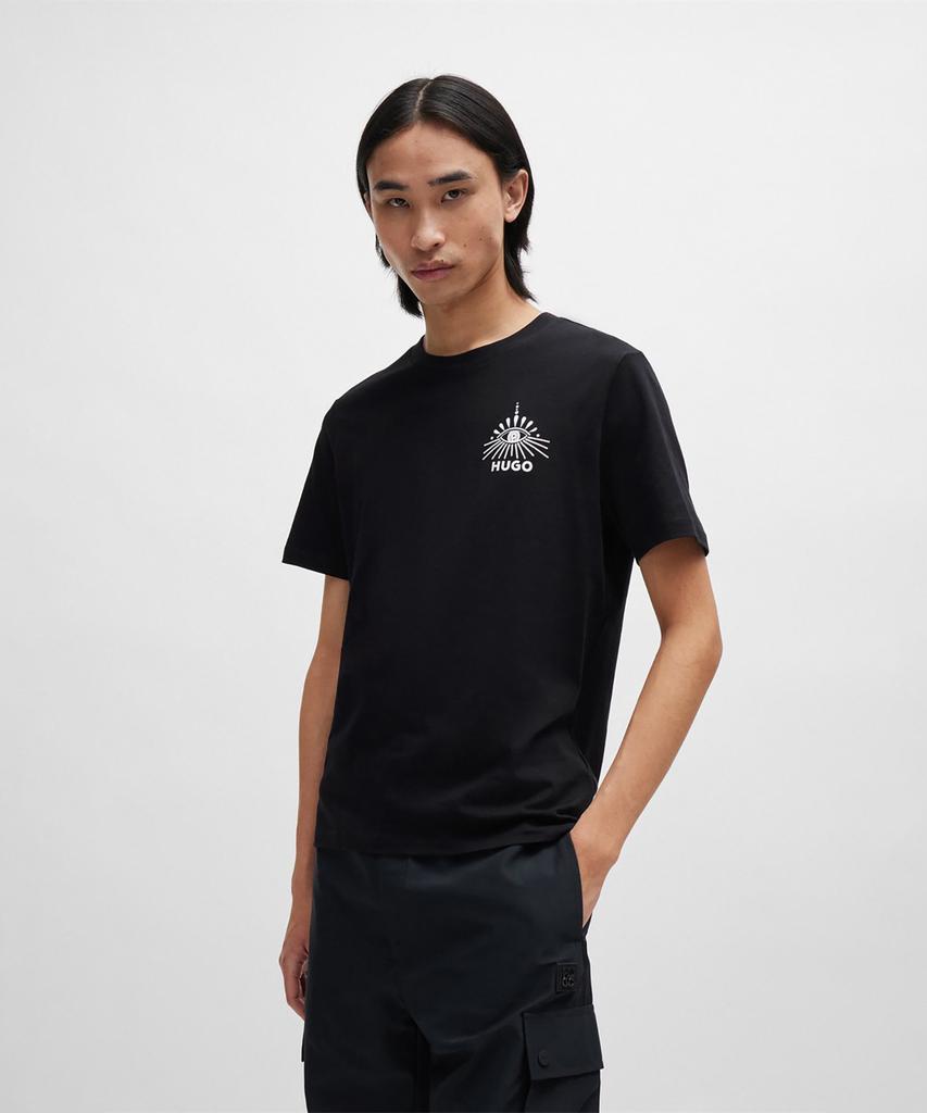 HUGO Season Artwork Short Sleeve T-Shirt Regular Fit 50513828_001