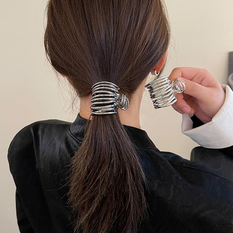 High Ponytail Clip For Women Fashion Alloy Hair Claw Girls Clamps Girl Fixed Hairpin Claw Clip Hair Accessories Headwear