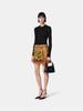 2026 Autumn Black Slim Ribbed Round Neck Half-Button Waist-Cinched Knit Cardigan