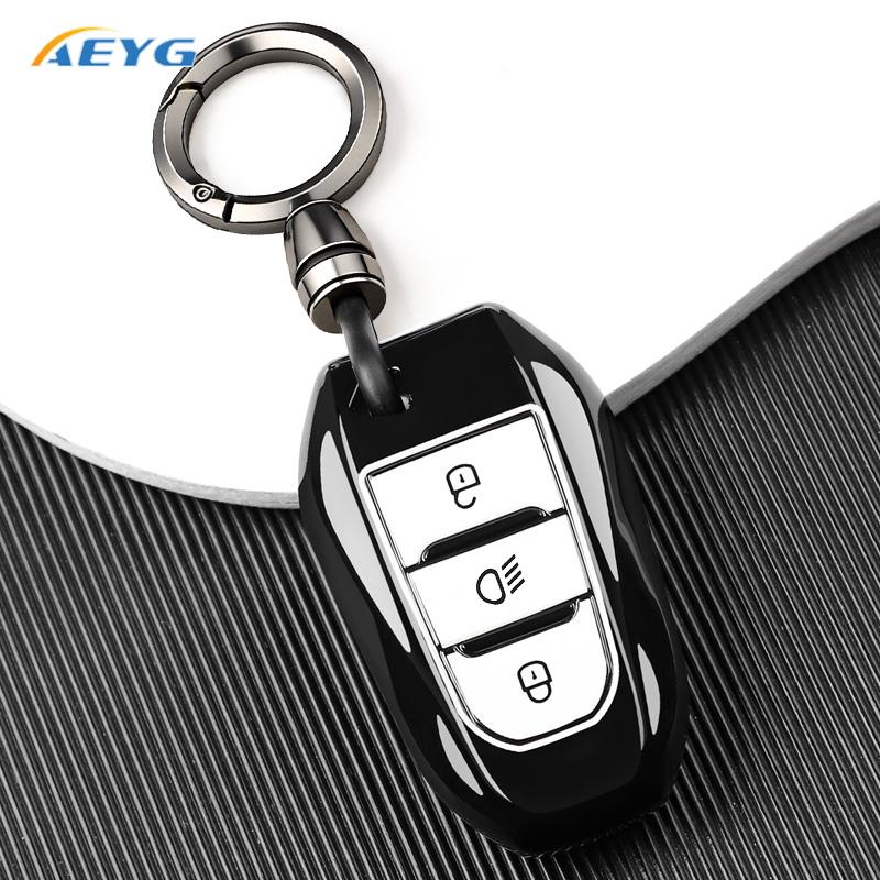 Car Remote Key Case Cover Shell Fob For Peugeot 308 408 508 2008 3008 4008 5008 For Citroen C4 C6 C3-Xr Keychain Accessories