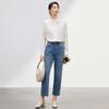 JOY SPEAKER Jushang 2025 Autumn Slimming Straight Leg Jeans for Women