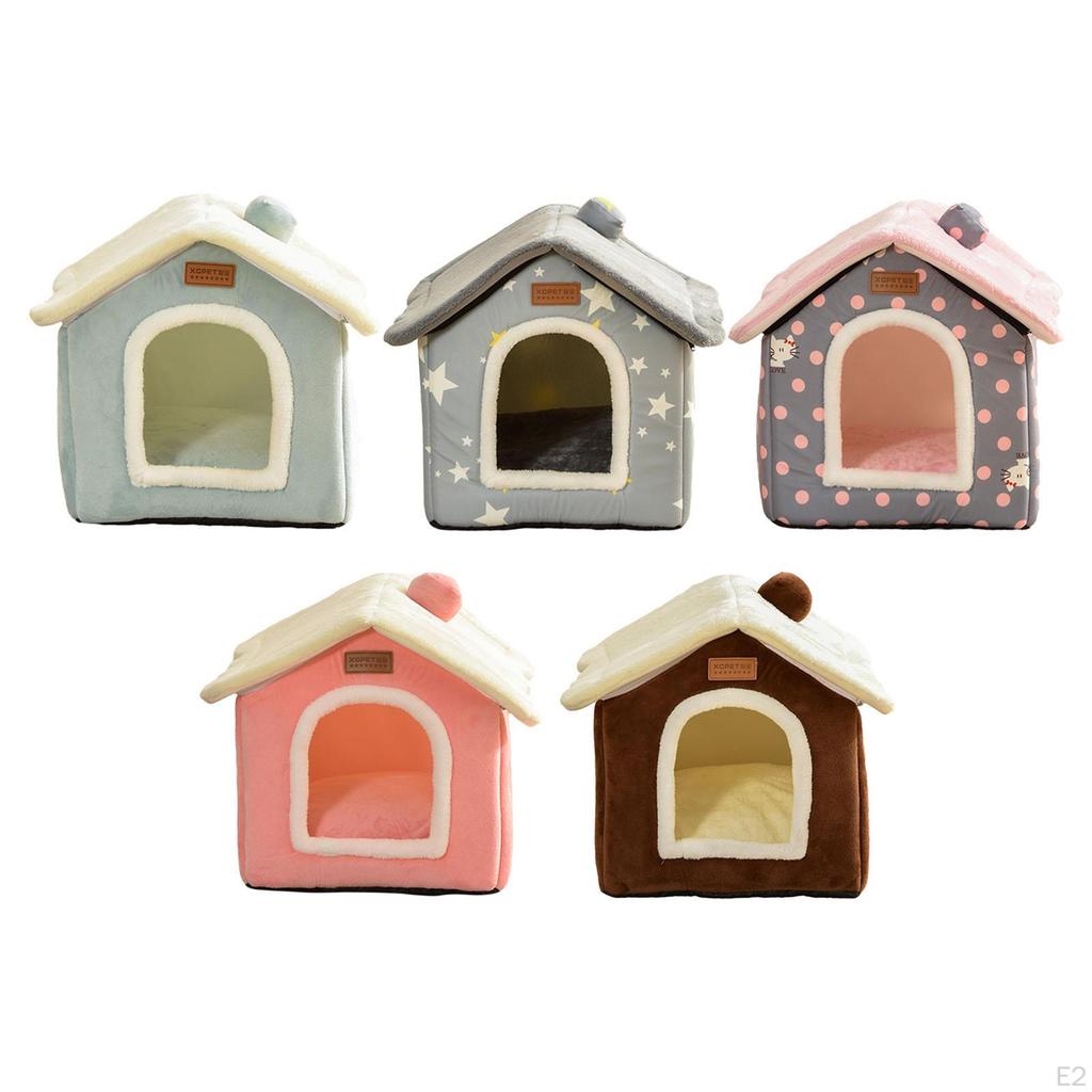 Cat Bed Nest Removable Pet Semi Enclosed for Dog Puppy Cats Kitten