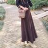 Winter Mink Knit Skirt Women Long A Line Sweater Skirts Thick and Warm