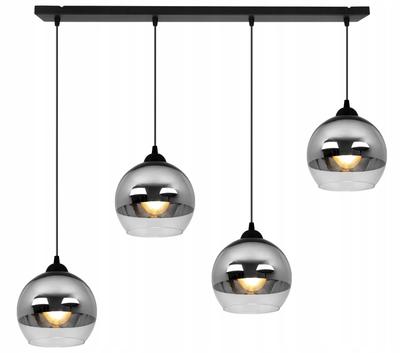 ELEGANT HANGING LAMP, GLASS LAMP, CHROME LED