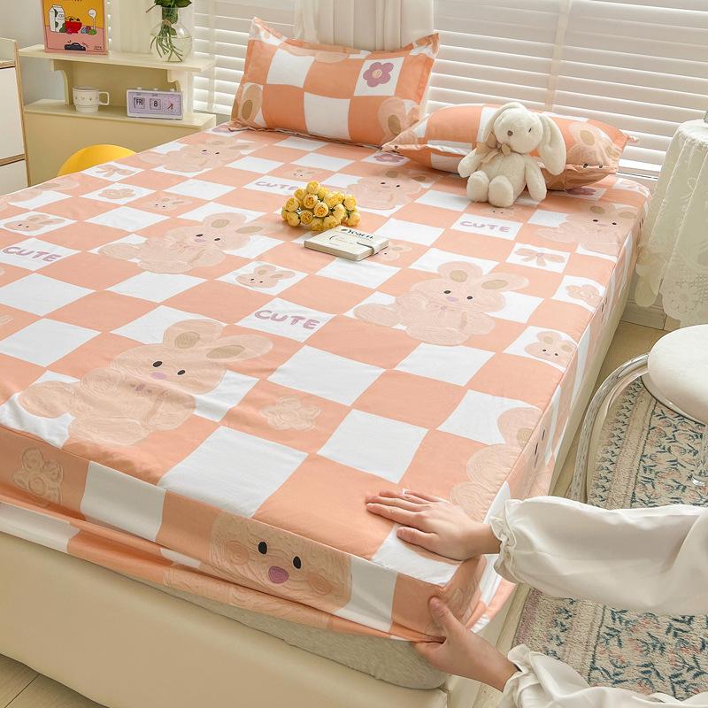 Foreign trade single product ins wind mattress three-piece set simple bedspread single piece Simmons mattress protective cover non-slip fixed