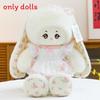Sheep Plush Toy With Dress And Bow Decoration For Children