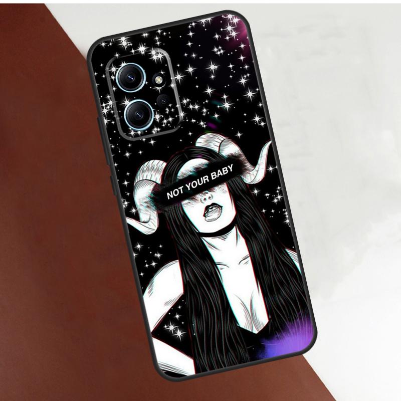 Aesthetic Devil Woman Bad Girl Case For Xiaomi Redmi Note 13 10 11 12 14 15 Pro Plus Cover For Redmi 15C 15 12C 13C 14C 10C