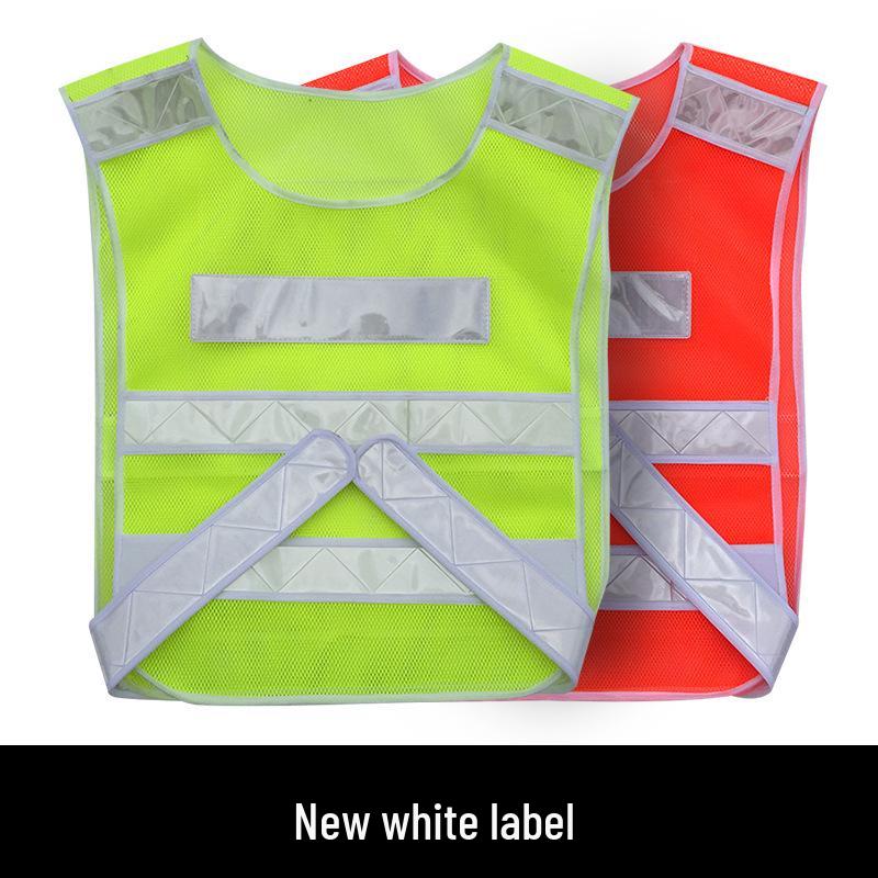 Reflective Multi-Pocket Safety Vest for Construction, Sanitation, and Traffic.