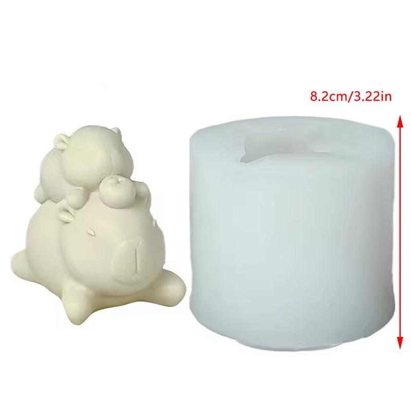 

Capybara Fondant Silicone Mold 3D Capybara Silicone Cake Mold 3D Capybara Silicone Cake Mold For Candles Resin Statues Soap Clay