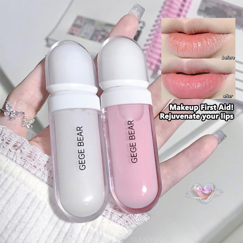 Clear Lip Gloss Lip Oil Lip Plumping Base Hydrating Moisturising Lip Care Liquid Lip Balm Lip Makeup Lips Jelly Glaze