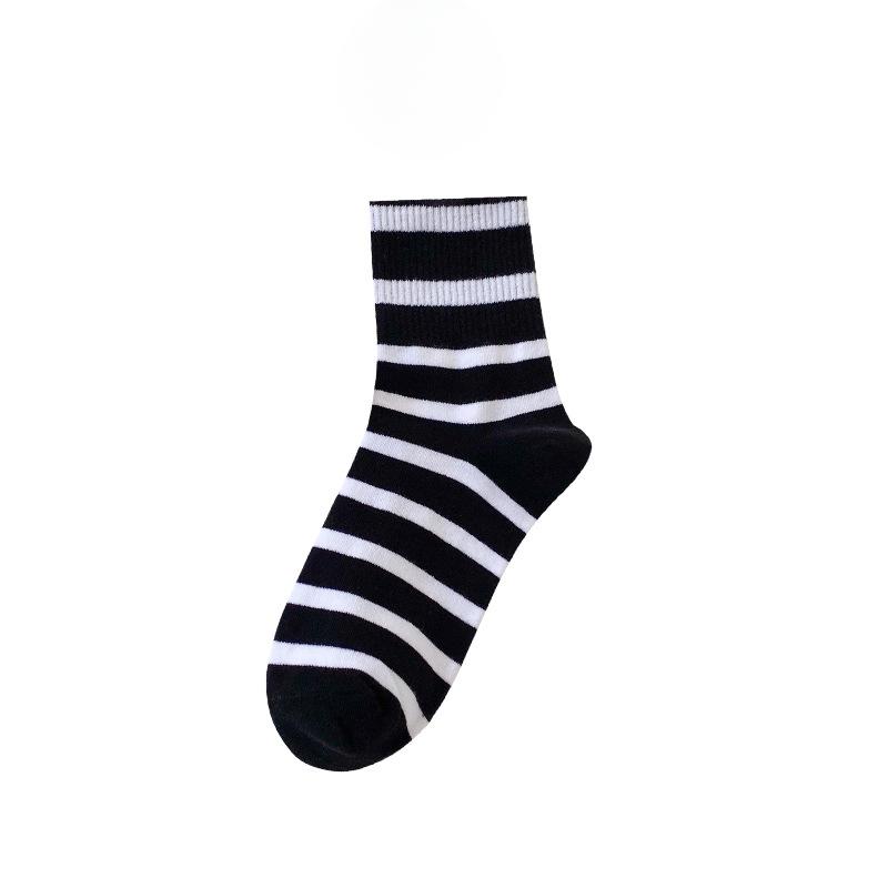 

Женские весенне-летние новые простые дезодорирующие плетеные носки из хлопка в тубе 1 pair