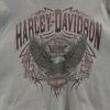 HARLEY DAVIDSON Long sleeve Short length T-shirt 2XL gray Ron T Women Used