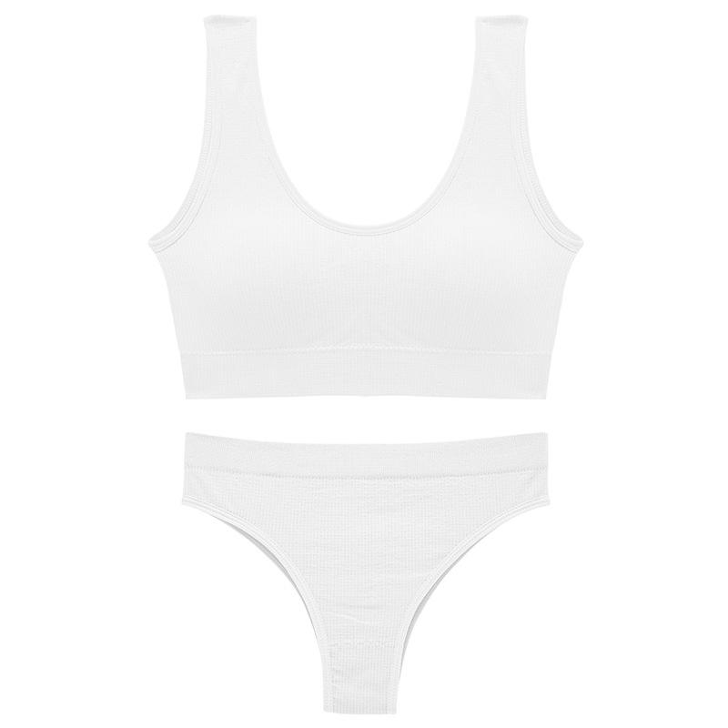 

Нижнее белье женский костюм без стального кольца со сборками сексуальный красивый жилет сзади бесшовный удобный бюстгальтер большого размера M белый