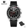 BENYAR Mens Watches Top Luxury Moon Watch For Men Quartz Chronograph Waterproof Military Sports Luminous Clock Reloj Hombre