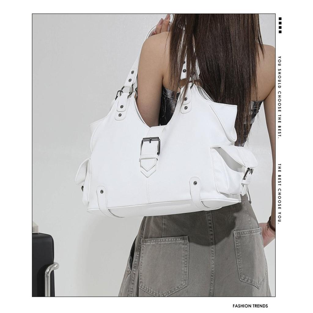 Tote Bag Women PU Large Capacity Daily Travel