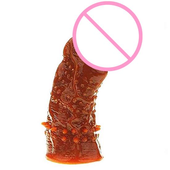 Manchon d'extension de pénis de préservatif de pointe de retard d'agrandisseur masculin réutilisable de Silicone