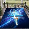 Custom Text Printed Rug Erling Haaland Non Slip Floor Carpet For Home Room Decor